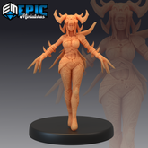 White Bone Huntress 3D-printed model